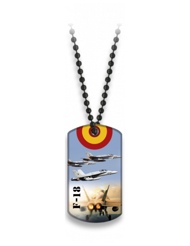 Placa con cadena de bolas 
