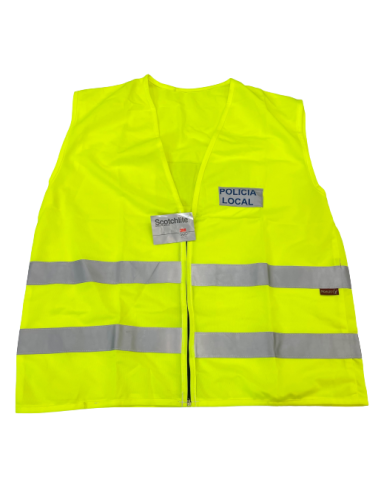 Chaleco Reflectante Amarillo Policia Local 
