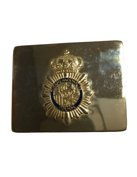Hebilla Dorada Policía CNP