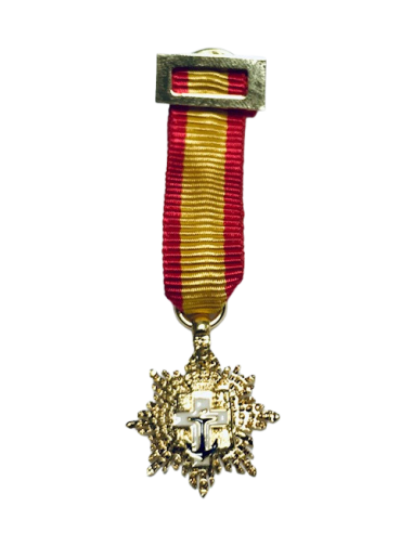 Placa miniatura Merito naval 