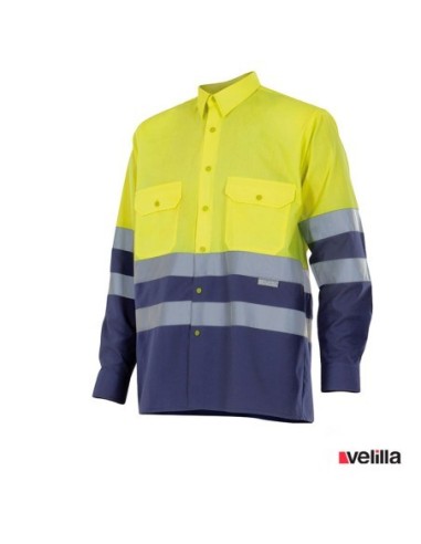 Camisa bicolor velilla 