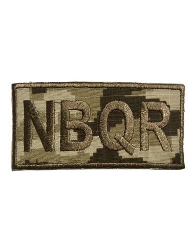 Parche Bordado NBQR Árido Pixelado