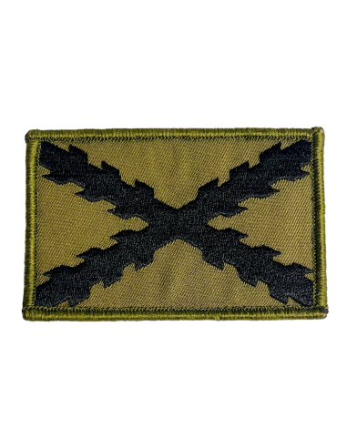 Parche Bordado Bandera TERCIOS (VERDE) 5.5cm x...