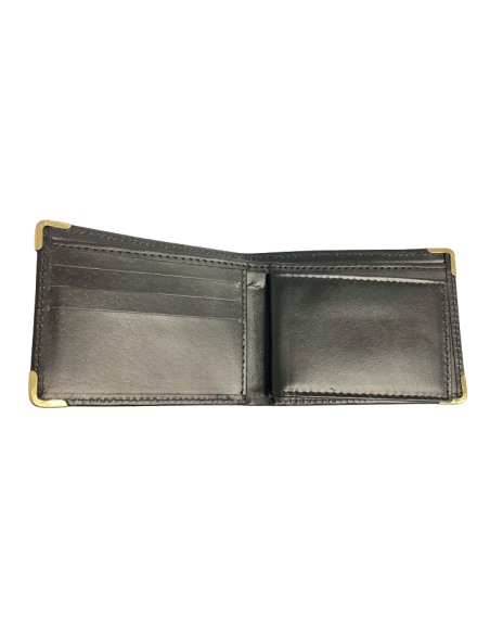 Cartera de piel  Placa con separador generica