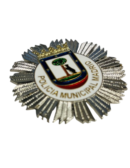 Placa de Cartera Policía Municipal Madrid