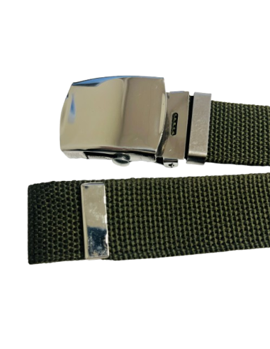 Cinturón de cajetilla lona verde