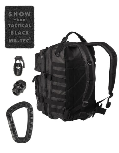 Mochila Miltec Táctical Black 36L