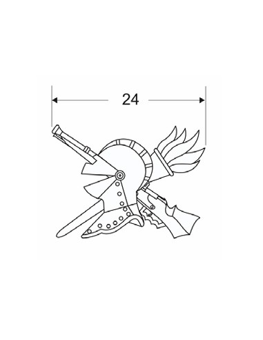 Emblema de Solapa Logística (Par)