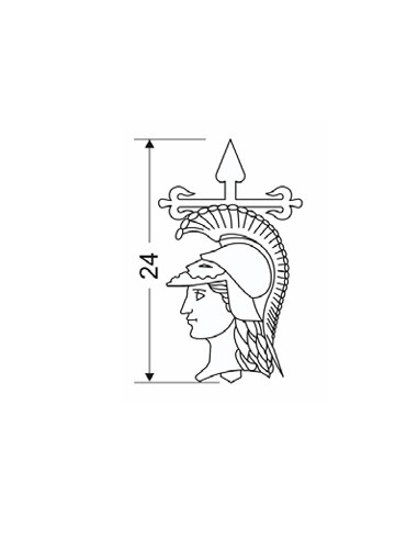 Emblema de Solapa Minerva Academia General...